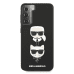 Karl Lagerfeld KLHCS21MSAKICKCBK S21+ G996 czarny|black hardcase Saffiano Ikonik Karl&Choupette Head