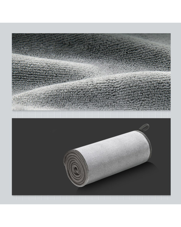 Baseus 2 x Microfiber Car Drying Towel Microfiber 40cm x 40cm Gray (CRXCMJ-0G)