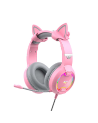 Havit GAMENOTE H2233d Игровые наушники RGB (розовый)