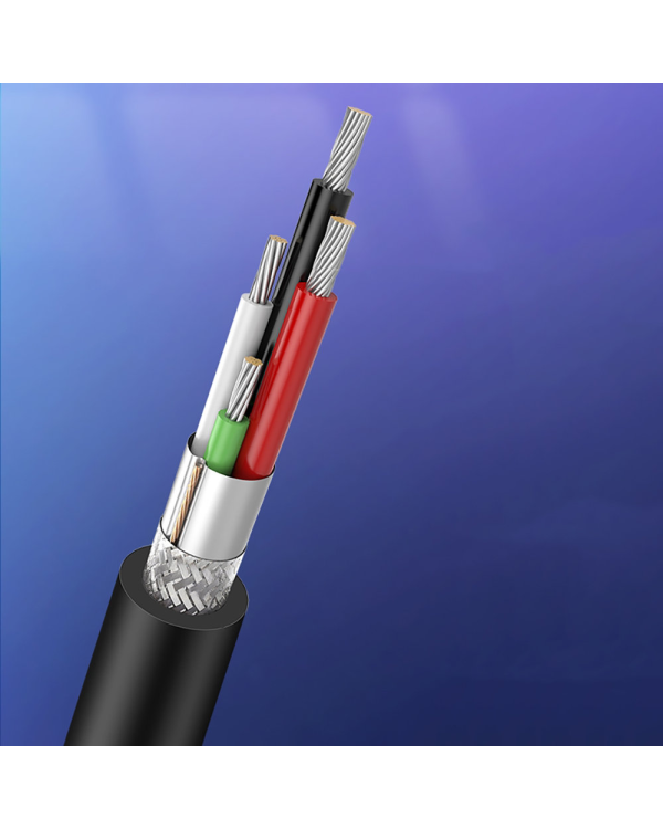 Кабель для принтера Ugreen USB Type B (male) - USB 2.0 (male) 480 Мбит|с 2 м черный (US135 20847)