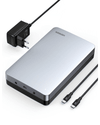 UGREEN CM301 external enclosure 2.5" / 3.5'' HDD / SSD, SATA (grey)
