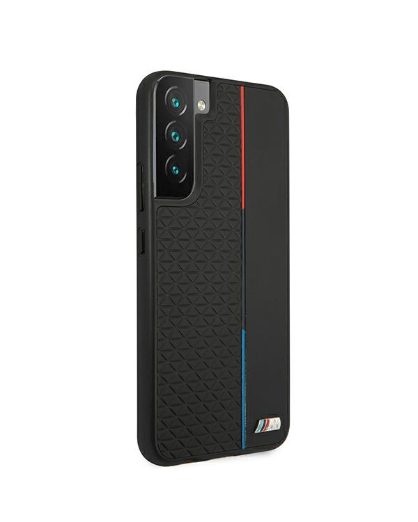 Etui BMW BMHCS22MTRTBK S22+ S906 czarny|black hardcase M Collection Triangles