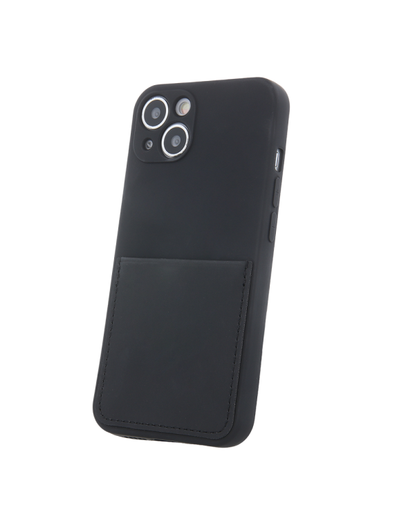 Fusion Card Case прочный силиконовый чехол для Samsung A136 Galaxy A13 5G | A04S черный