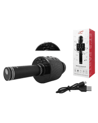 LTC микрофон для караоке со встроенным динамиком bluetooth | 3 Вт | aux | голосовой модулятор | USB | Micro SD черный