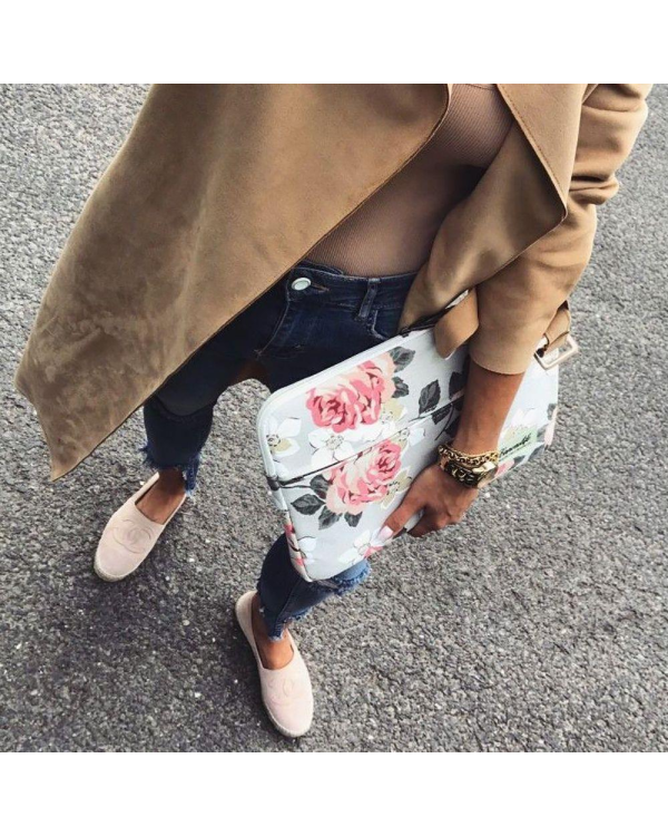 CANVASLIFE SLEEVE LAPTOP 13-14 NAVY ROSE