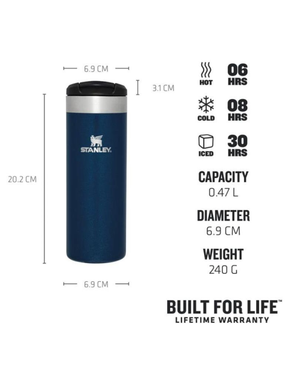 STANLEY Термос Кружка AeroLight Transit Mug 0,47 синий