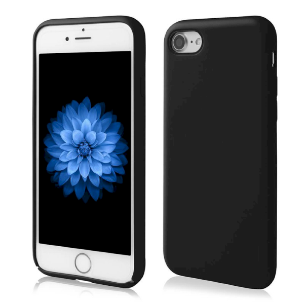 Fusion Elegance Fibre Прочный Силиконовый чехол для Apple iPhone 7 / 8 / SE 2020 Черный