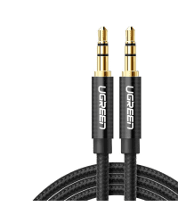 UGREEN AV112 Mini jack cable 3.5mm AUX 0.5m (black)