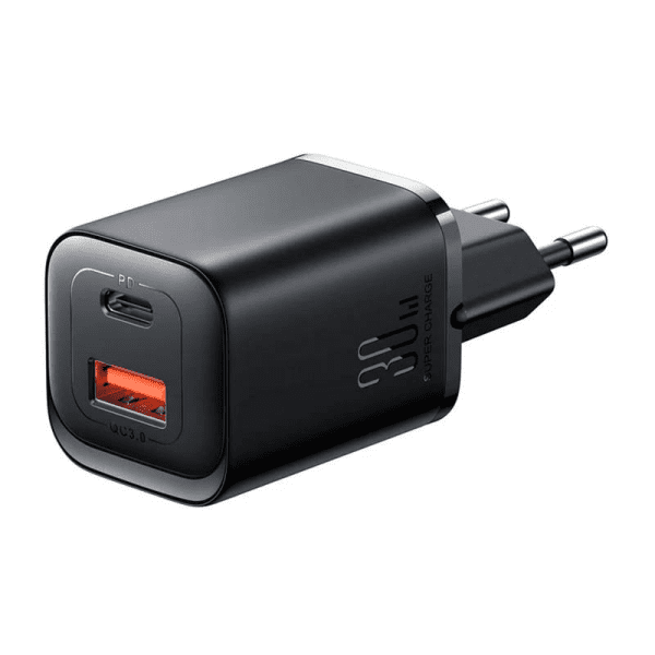 Зарядное устройство Joyroom JR-TCF08EU Speed PD, 30 Вт A+C (черный)