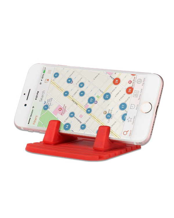 Silicone Car Phone Holder Dashboard Desktop Stand black