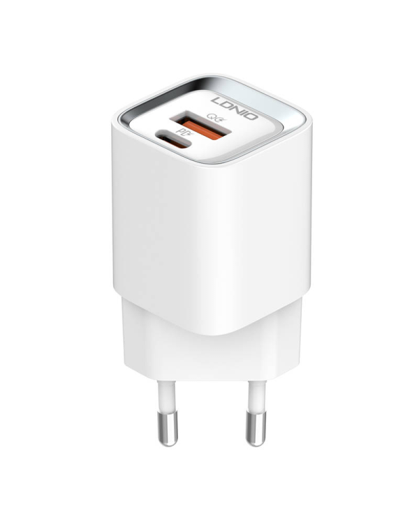 Wall charger LDNIO A2318C USB, USB-C 20W + USB-C Cable