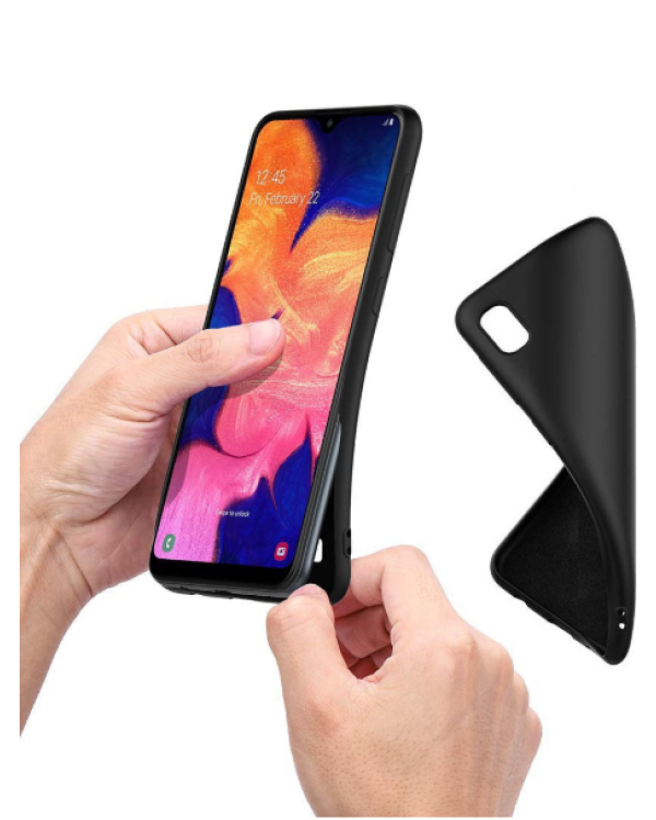 Fusion Soft Matte Back Case Силиконовый чехол для Huawei P30 Lite Черный