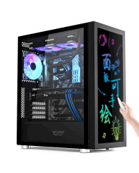 Darkflash DK210 Graffiti computer case (black)