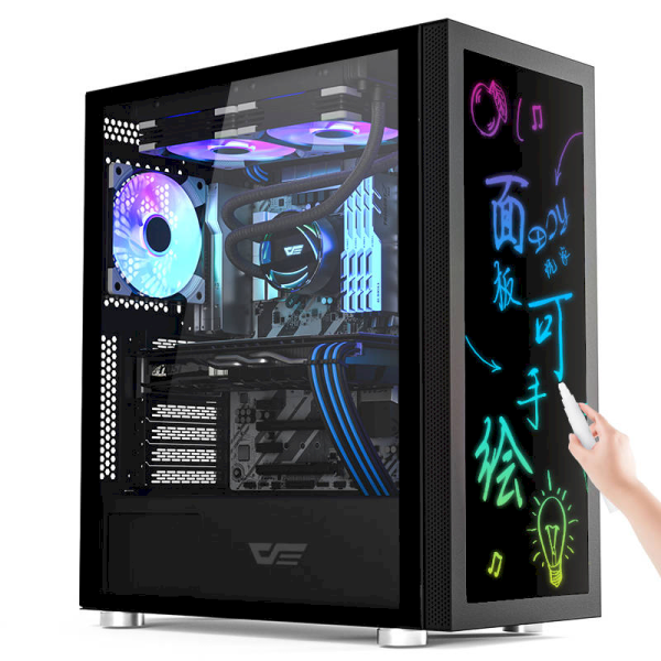 Обложка книги «Darkflash DK210 Graffiti computer case (black)»
