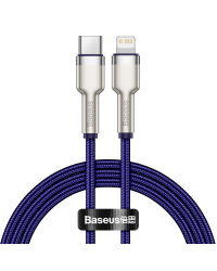 Baseus Cafule Series Metal Data USB Type C - Lightning Cable Power Delivery 20 W 1 m violet (CATLJK-A05)