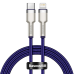 Baseus Cafule Series Metal Data USB Type C - Lightning Cable Power Delivery 20 W 1 m violet (CATLJK-A05)