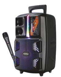 Портативная колонка KAKU KSC-475 Karaoke 10W / 1800mAh / микрофон черная