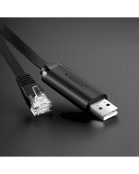 Ugreen console cable USB - Ethernet RJ45 1,5m black (CM204)