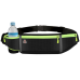 Ultimate reflective stripe Running Belt with headphone outlet 4-pocket Black