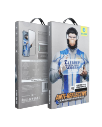 BlueO 5D Mr. Monkey Glass Strong Premium AR защитное стекло для экрана Apple iPhone 16 черное