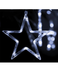 Световой занавес MOON 138 LED| Stars | холодный белый свет