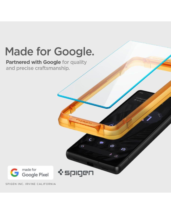 ТЕМПЕРИРОВАННОЕ СТЕКЛО Spigen ALM GLAS.TR 2-PACK GOOGLE PIXEL 7A CLEAR