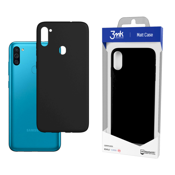 Обложка книги «Samsung Galaxy M11 - 3mk Matt Case black»