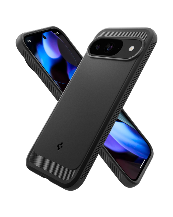 SPIGEN RUGGED ARMOR GOOGLE PIXEL 9 | 9 PRO МАТОВЫЙ ЧЕРНЫЙ