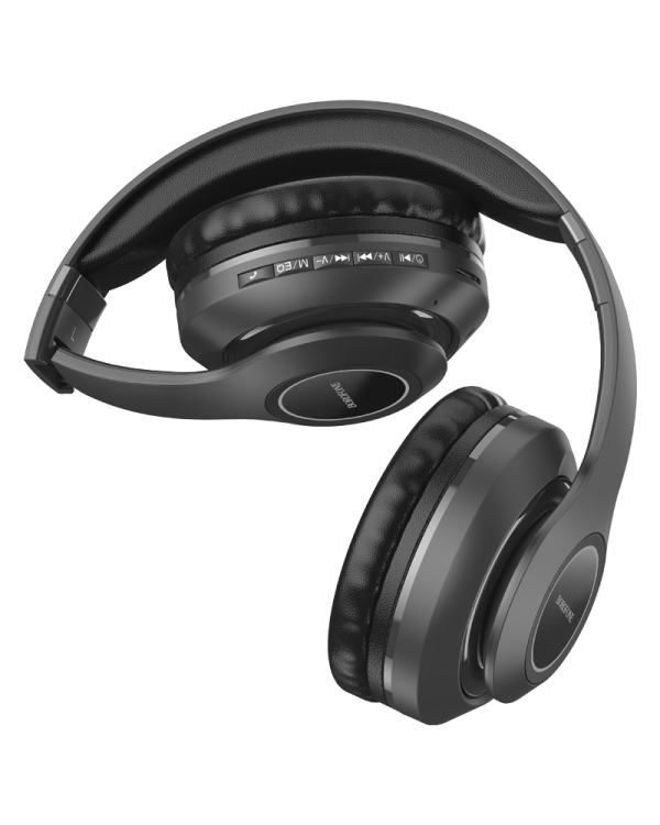 Наушники Borofone BO17 bluetooth черный (поврежденная упаковка)