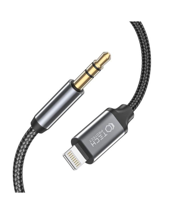 Дополнительное изображение книги «Tech-Protect UltraBoost audio Lightning | mini jack 3.5mm cable 1m - black»