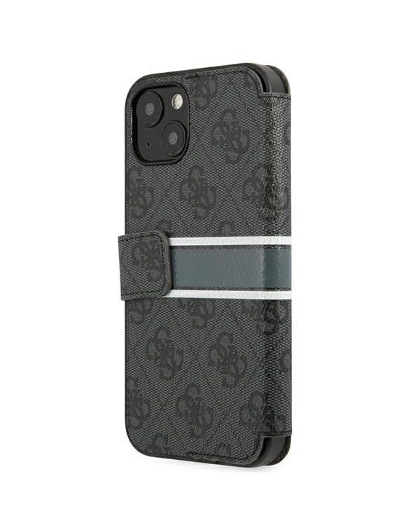 Guess GUBKP13S4GDGR iPhone 13 mini 5,4" szary|grey book 4G Stripe