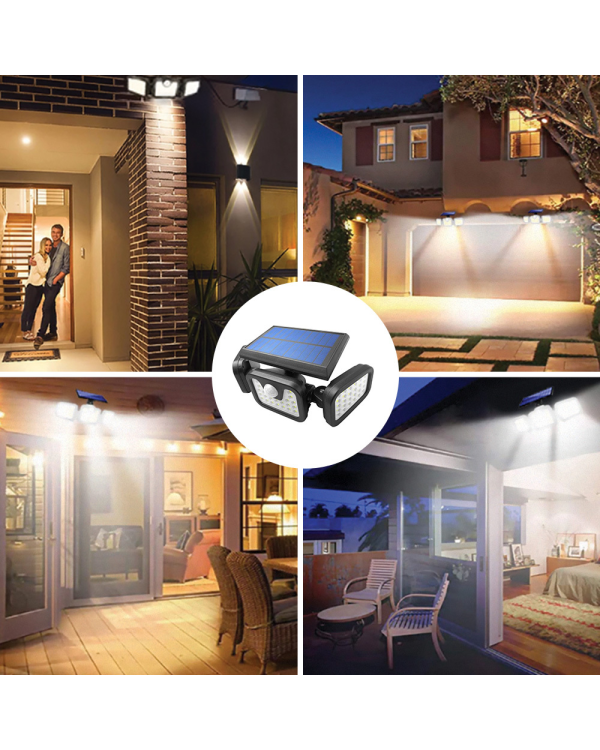 SUNARI Солнечная лампа LED FLS-03 74*SMD PIR 8W 600lm 6000K 2400mAh Li-Ion Forever Light