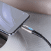 Baseus Water Drop USB-C -> USB-C Провод для Зарядки 60W / PD 2.0 / 200 cm Черный