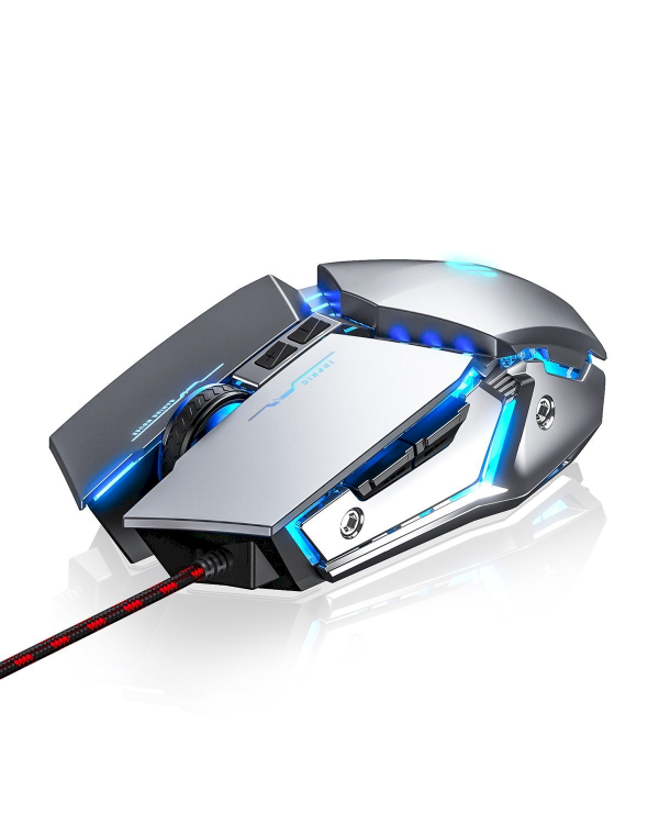 Inphic PW2 игровая мышь LED /  4800 DPI / USB / серая