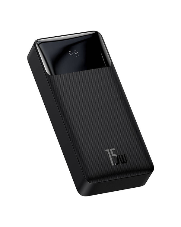 Powerbank Baseus Bipow 20000mAh, 2xUSB, USB-C, 15W (black)