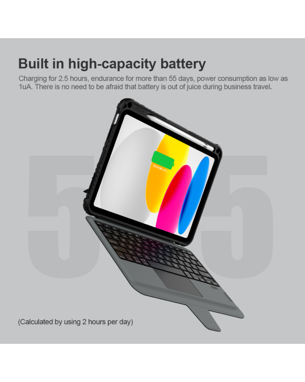Дополнительное изображение книги «Nillkin Bumper Combo Keyboard Case for iPad 10.9 2022 Black»
