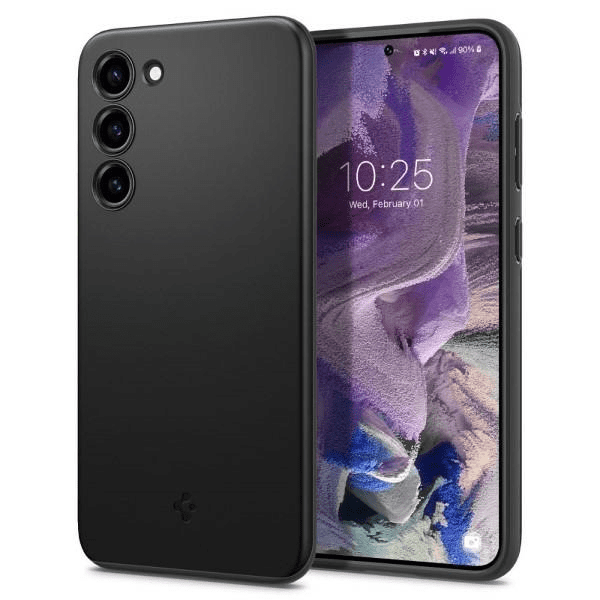 Обложка книги «Spigen Thin Fit Sam S23 S911 czarny|black ACS05707»