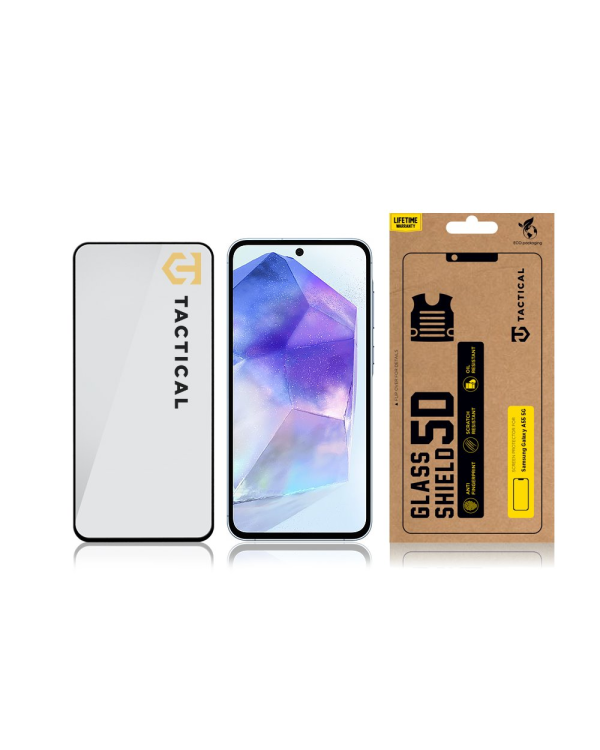 Дополнительное изображение книги «Tactical Glass Shield 5D for Samsung Galaxy A55 5G Black»