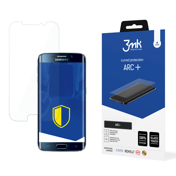 Обложка книги «Samsung Galaxy S6 Edge + - 3mk ARC+ screen protector»