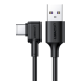 Ugreen elbow USB - USB Typ C cable 5 A Quick Charge 3.0 SCP FCP 1 m black (60780 US307)