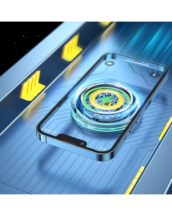 Автомобильный держатель Joyroom JR-ZS291 с беспроводной зарядкой / 15 Вт / MagSafe серебристого цвета