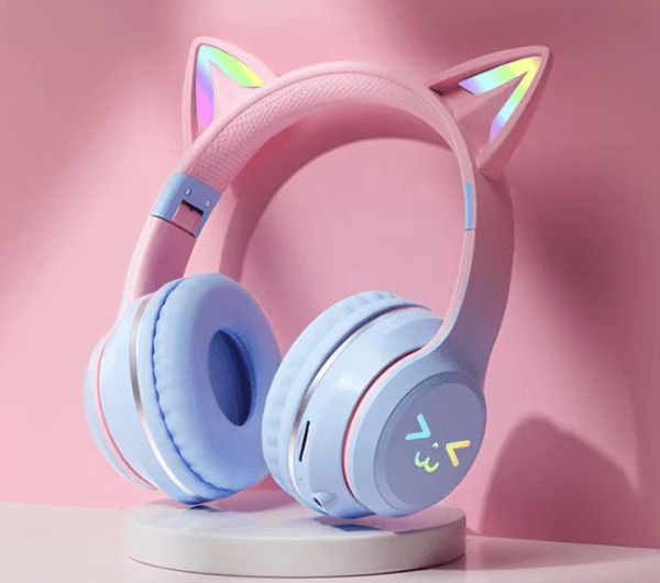 Беспроводные наушники Goodbuy Strange Eyes для детей | bluetooth 5.1 синий