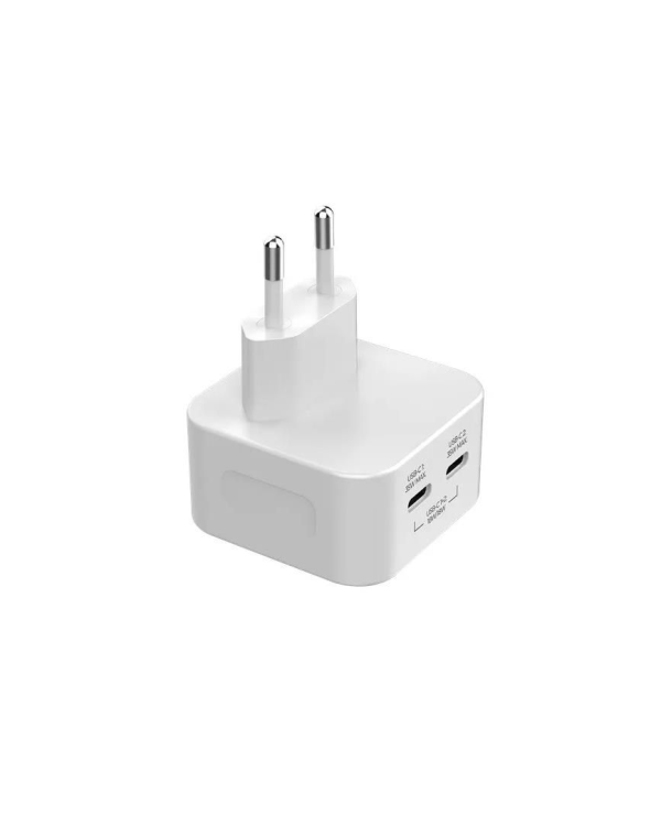 Зарядное устройство Freenet GaN | 35 Вт | 2x TYPE-C | Белый