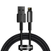 Baseus Tungsten Gold Cable USB to iP 2.4A 1m (черный)