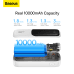 Powerbank Baseus Qpow PRO with cable, USB-C, 2xUSB, 10000mAh, 20W (White)
