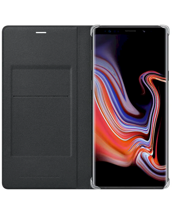 Samsung EF-WN960LBEGWW Leather Wallet Cover Чехол из натуральной кожи для телефона Samsung N960 Galaxy Note 9 Черный