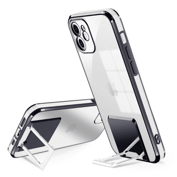 Fusion KIckStand силиконовый чехол для Samsung A525 / A526 Galaxy A52 / A52 5G черный