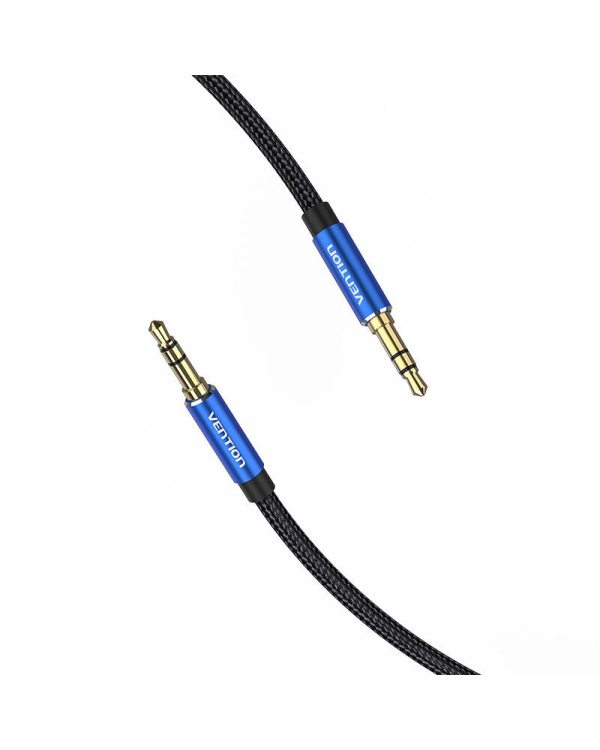 Аудиокабель 3,5 мм 1 м Vention BAWLF черный