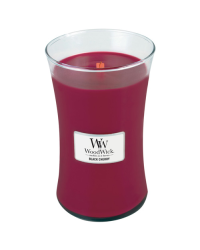 WoodWick Black Cherry scented candle with wooden wick 609,5 g
