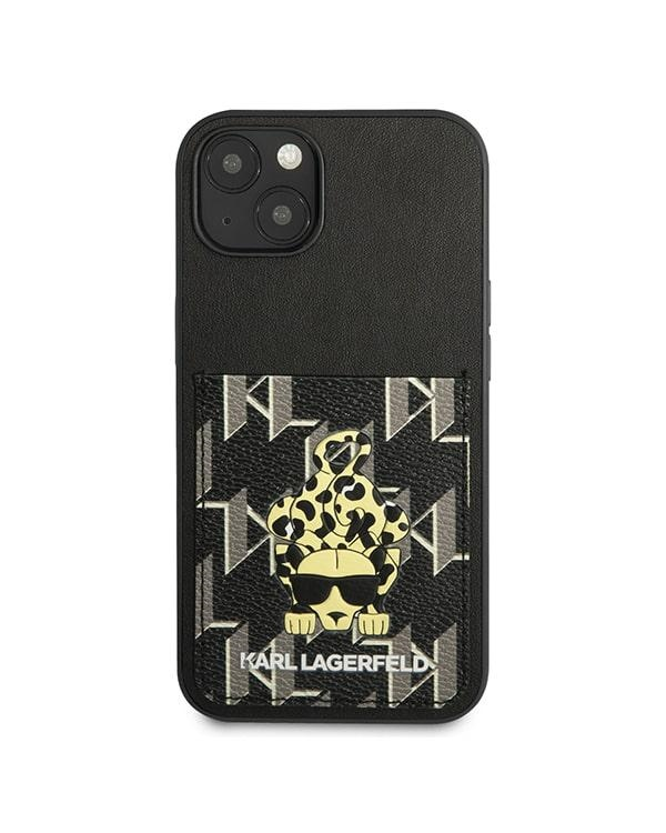 Дополнительное изображение книги «Karl Lagerfeld KLHCP13MCANCNK iPhone 13 6,1" hardcase czarny|black Karlimals Cardslot»